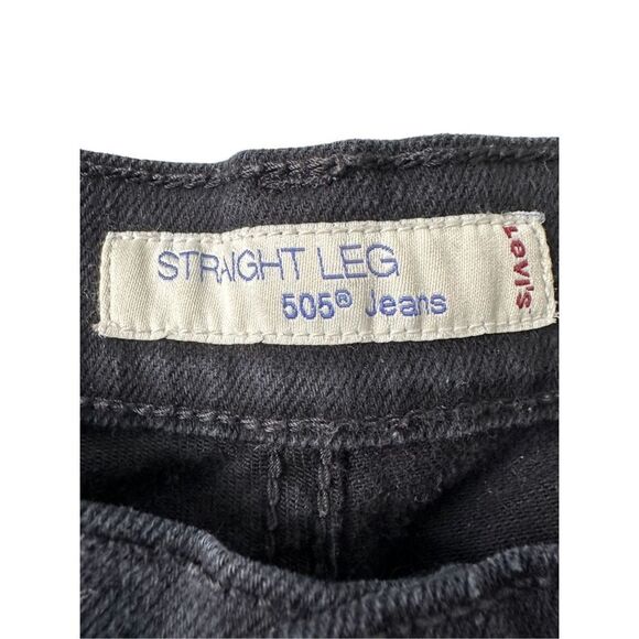 Levi Strauss & Co Women's 5 Pocket Design Straight Leg Jeans Black Size 12 L/C - Picture 3 of 9